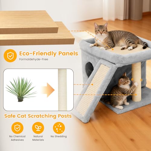 Casa para Gatos Compacta y Resistente para Espacios Pequeños miniatura 5