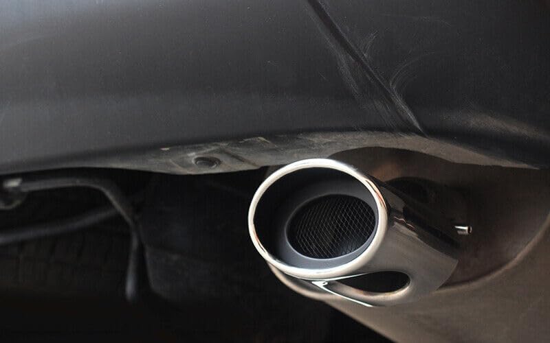 for Mitsubishi Outlander 2013-2019 Steel Chrome Rear Exhaust Pipe Tail Muffler Tip 1pcs Car Accessories