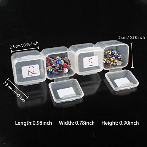 Diamond Embroidery Box 4 Packs 28 Grids, Eiito 5D Siamond Box And Cross Stitch Tools Accessory Containers For Diy Art Craft Diamond Painting Box #TOP5