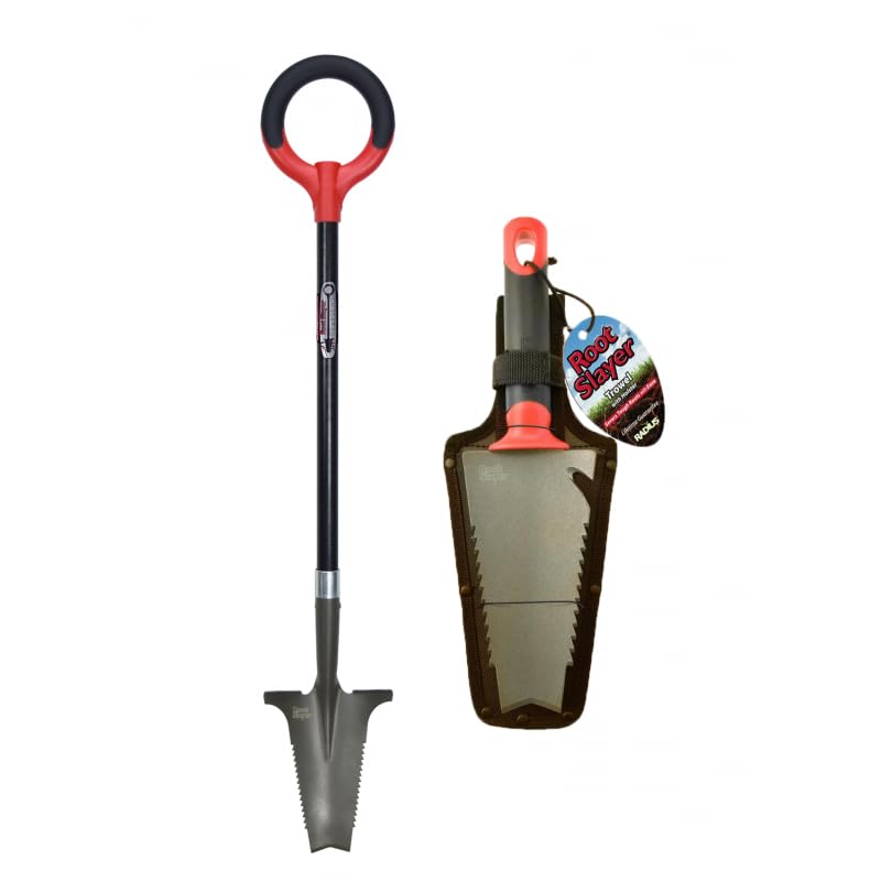 ROOTSLAYER - VENTEO - Pack Noir - Adulte spécial Massif à Main™ - Acier de Carbone - Manche 360°