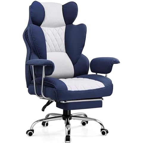 GTPLAYER Ergonomic Gaming Chair with Footrest Cover