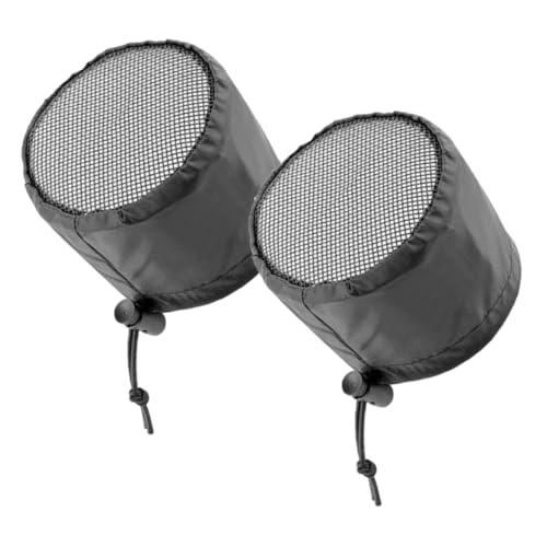 UPKOCH 2個 植物テント通気防虫ネット メッシュダクトスクリーンシールド パイプベントフィルターカバー エアダクトフィルター パイプライン ポリエステル テント用品