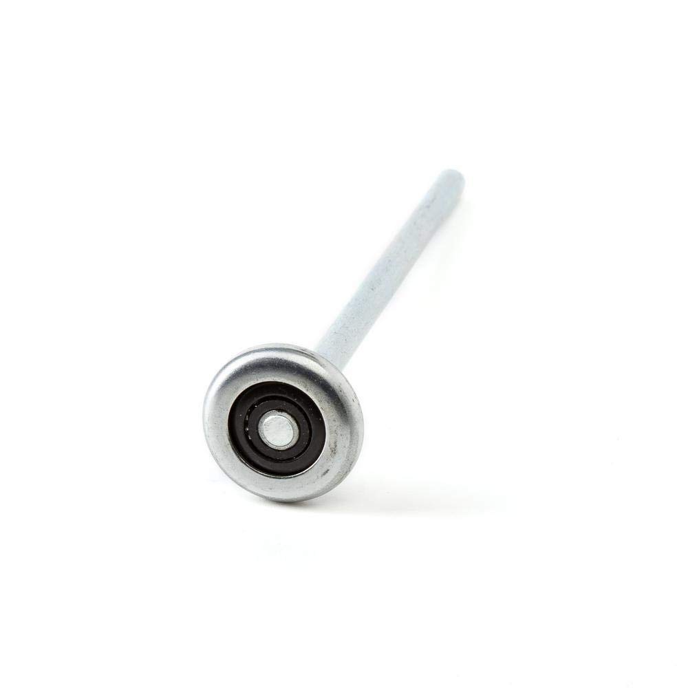 2 Packs 1.8" Steel Garage Door Rollers For 2" Track, 7" Long Stem Roller Wheels Bearing 10 Balls Silver Tone