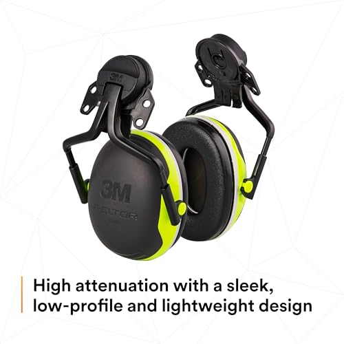 Image of 3M PELTOR Hearing Protection Earmuffs, X4 Series Noise Protection, Construction, Manufacturing, Assembly, Sanding