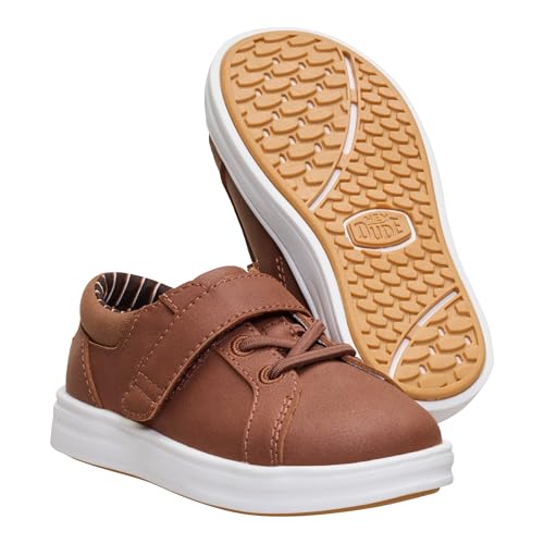 Image of HEYDUDE Toddler Boys' Paul Pro AC Classic | Easy On Canvas Shoes with Strap Made for Everyday Play