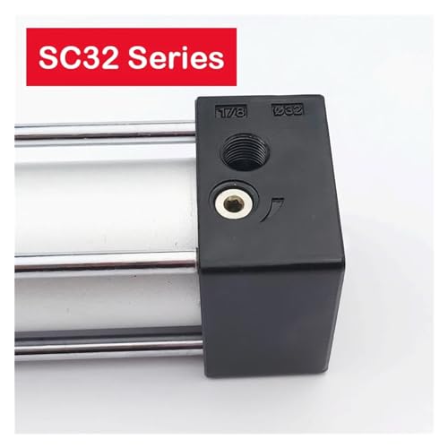 Cylindre série SC32 alésage 32mm double effet en aluminium de modèle SC32X900 pour machine - 7