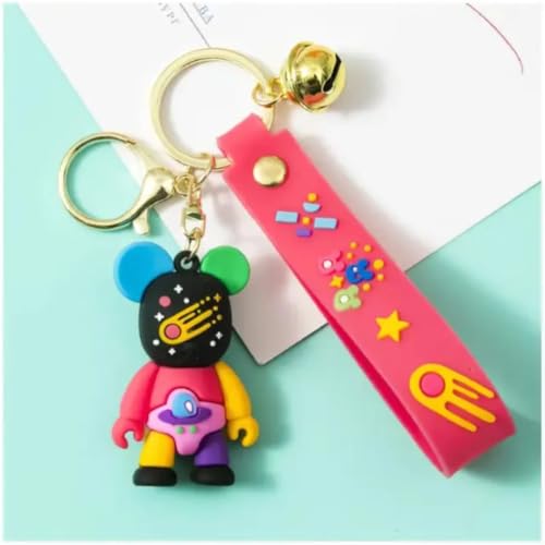 Image of GEOCARTER Teddy Bear Keyring | Cute Keychain for Bags & Keys