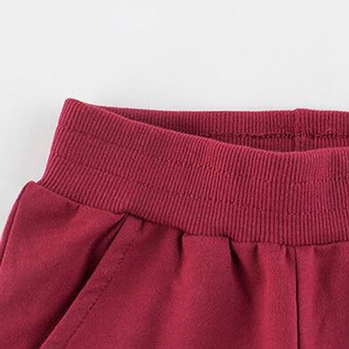 Joggers Sweatpants for Tween Boys Solid Colour Joggers Athletic Pants with Pockets Sweat Pants for Running2