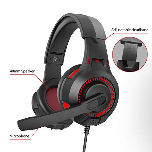 HAVIT Gaming Tastatur {DE Layout} & Maus & Headset & Mauspad Combo Set 4 in 1 für PC / Computer / Laptop / XBOX / PS4 / Tablets und mehr, Schwarz - Image 5