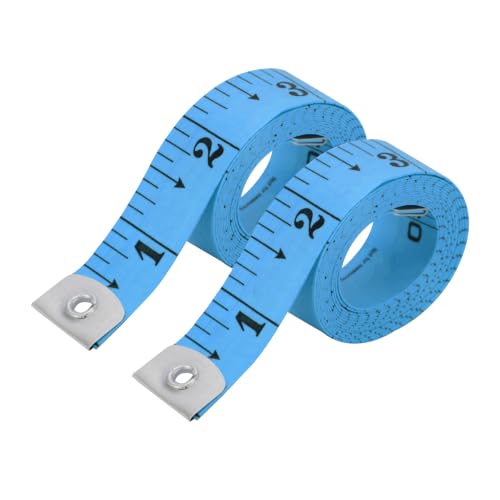 Raajsee Fabric Tape Measure Body Measuring Tape, Soft Fabric Measuring Tape for Sewing Cloth &amp; Weight Loss Medical Body Measurement Nursing Craft 60 inch/150 cm