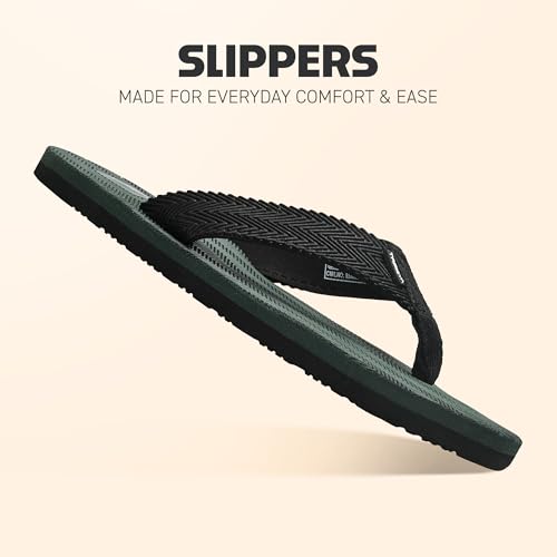 Image of Slip-On Slippers | Comfortable Daily Use Flip Flops For Home, Outdoors & Travel | Flexible & Durable | Anti-Skid Grip With Comfortable Cushioned Footbed | TFG-1001