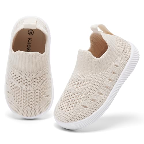 MORENDL Baby Toddler Walking Socks Non-Slip Breathable Unisex Casual Sneakers2