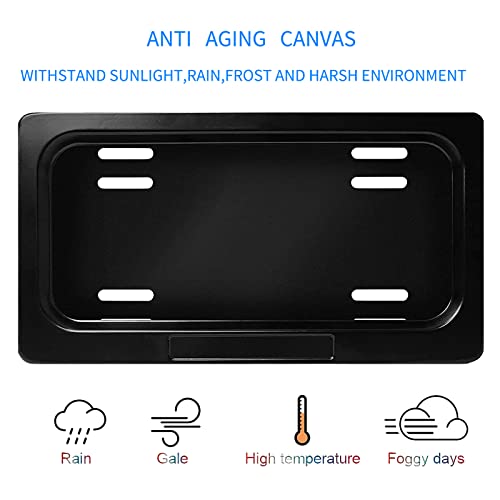 Car License Plate Frames, Us Universal Electric Plate, 2-Pack Holder, Weatherproof, Easy To Install #TOP3