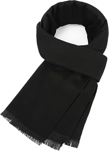 MAOSHYMS Écharpe d'Hiver Homme,ECharpe TricotéE D'Hiver,Tricoté Foulard Style Classique Echarpes