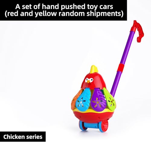 MIDOCCHIO Interactive Youngsters\' Toy Car with Spinning Wings & Jingle Bell - Educational Fun for Christmas, Halloween, Thanksgiving, Birthday Gifts, Rooster Toys - (Color Random) - Thumbnail 7