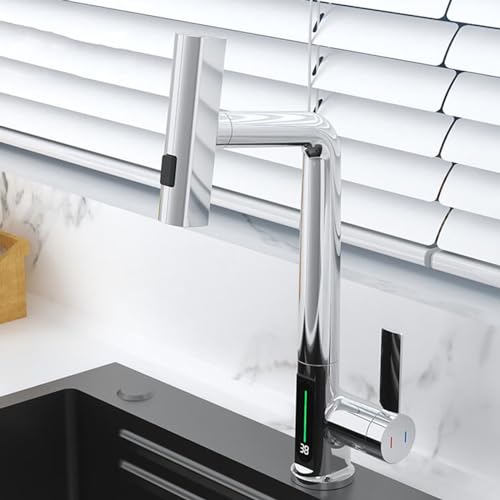 Robinet de cuisine avec douchette double jet pour un lavage précis