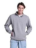 Russell Athletic Men's Dri Power Fleece Quarter Zip, Moisture Wicking, Cotton Blend, Relaxed Fit, Sizes S-4x, Oxford, Medium