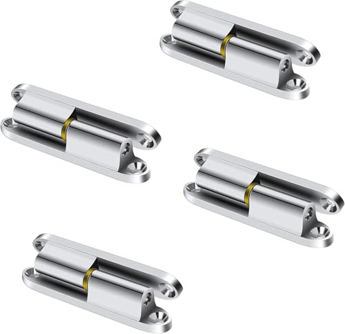 Charnières de rénovation, pour portes intérieures à visser, charnière de porte de chambre, charnière à visser, 4 pièces charnières de rénovation, charnières de porte 80 mm