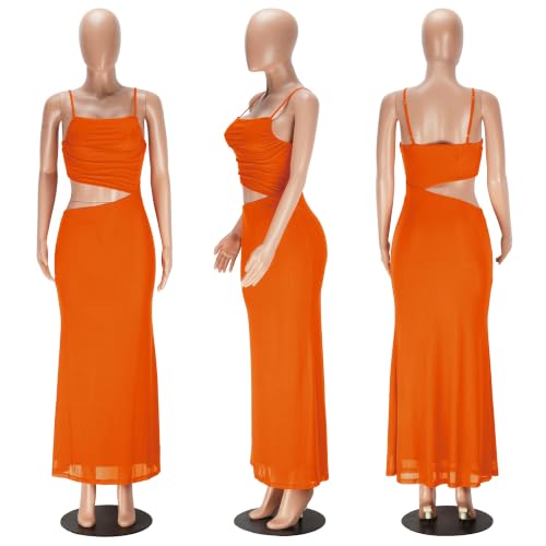Image of PORRCEY Women's Sexy Elegant Rhinestone Bodycon Dress Hot Drilling Clubwear