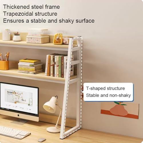 Table pliante réglable avec étagère intégrée pour bureau et maison