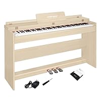 電子ピアノ 88鍵盤 ハンマーアクション鍵盤 木製 ピアノ Amazon | KIMFBAY 電子ピアノ 88鍵盤 ハンマーアクション鍵盤 木製