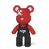 HOOLEDAY Small Bear Micro Building Blocks Set (2850 PCS), Bear Bricks Set Personalized Decoration, Office Decor Model & Creative Home, Gift for Audlt (6644)