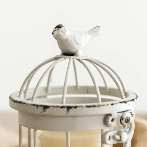 Generic Bird Cage Shaped Metal Tea Light Candle Holder Farmhouse Decorative Candle Holder Vintage Tea Light Holder For Home Table Centerpiece Decoration thumb #4