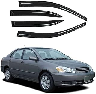 94620 Tape-On Window Visors 4-Piece for 2003-2008 Corolla Sun Rain