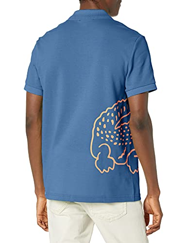 Lacoste Men's Big Croc Graphic Polo Shirt #TOP17