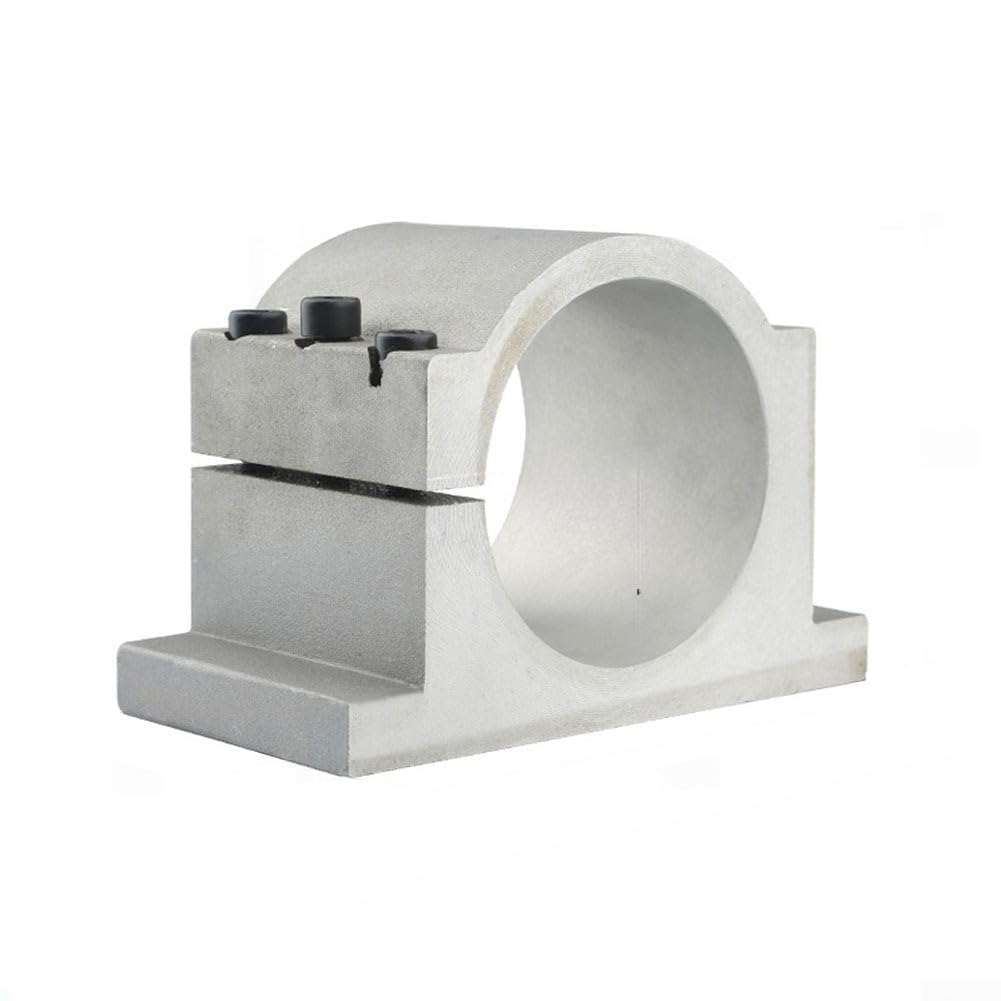 Base in alluminio pressofuso anodizzato per montaggio stabile del motore mandrino in ambienti di lavorazione e produzione CNC (105)