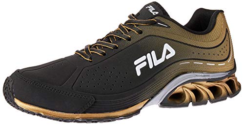 Fila Cage Python, Tênis Masculino, Preto/Dourado, 44
