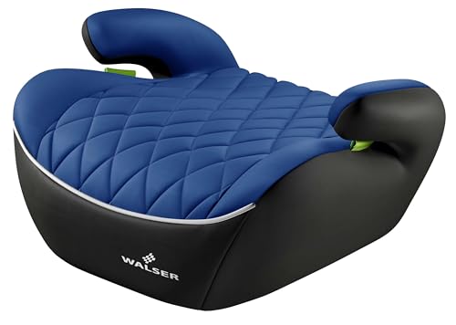 WALSER Premium seggiolino auto per bambini, seggiolino auto Andy 125-150 cm, seggiolino auto per bambini ultima norma 2024 ECE R 129 nero/blu