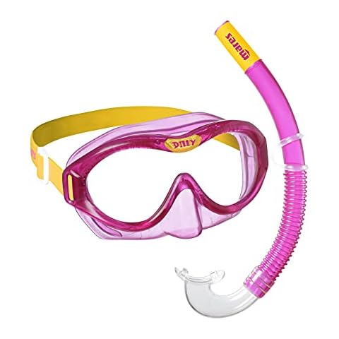 Conjunto Máscara y Tubo de Snorkel Niños Mares Aquazone Combo Vento Dilly Cover