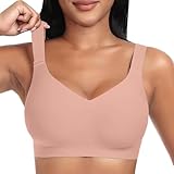 Tebeban Brasier sin Varillas para Mujer, Brasier Push-up sin Costuras de Suave, Sujetador sin Aros Delgado Cómodo...
