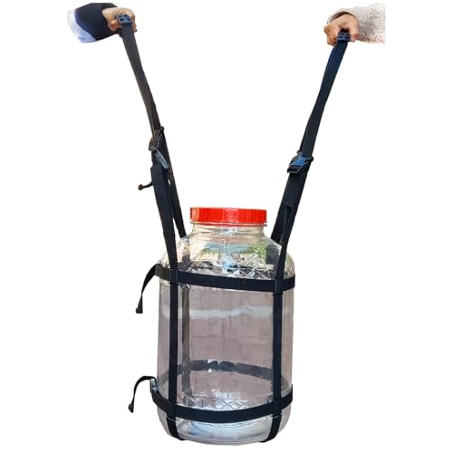 Carboy carrying straps for 7 gallon carboy
