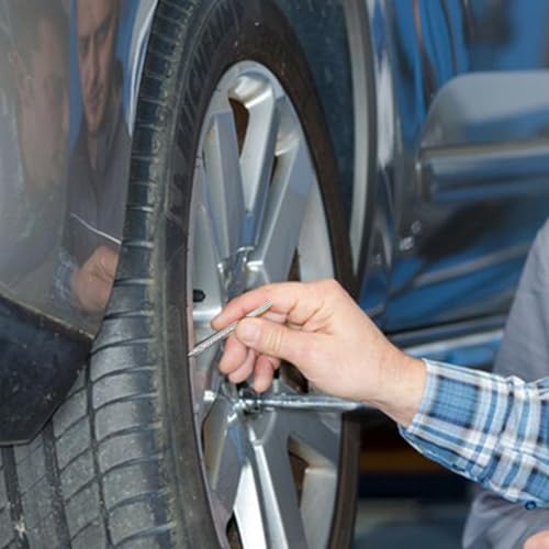 SOLUSTRE Reifenreparatur-Fräsbohrer Aus Legiertem Stahl Präziser Reifenreparaturbohrer Und Reibahle Für Vielseitige Reifenstopfen Effektives Werkzeug Für Sichere Auto-