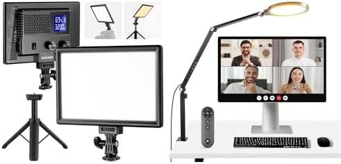 NEEWER NL-116AI 9" LED Video Light Panel, Dimmable DSLR Camera So...