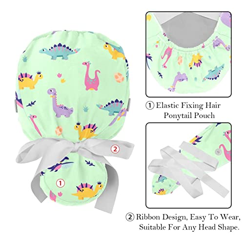 Casquettes de travail dinosaures JDEZ anti-transpiration pour rester au sec en cuisine et soin - 4