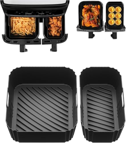 Xaarmonex Silikon Airfryer Einlagen, Antihaftbeschichtet,...
