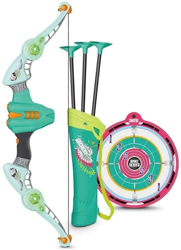 Kids Playtime Outdoor Target Shooting Bow & Arrow Archery Learning Set