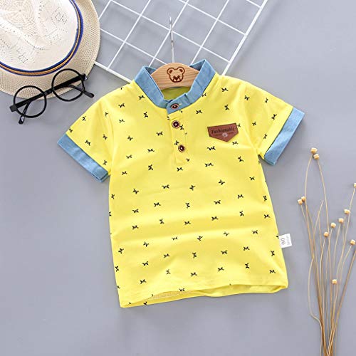 Toddler Boys Girls Polo Shirt Short Sleeve Polka Dot Half Button up T-Shirt Tops Kids Baby Golf Tennis Tee Clothes3