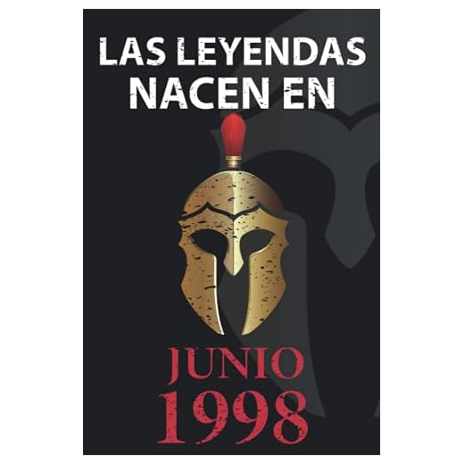 Las leyendas nacen en Junio 1998: Regalo de cumpleaños perfecto para hombre y mujer de 23 años I Cita positiva , humor I Cuaderno , diario , libro de ... I Idea original para el 23 cumpleaños