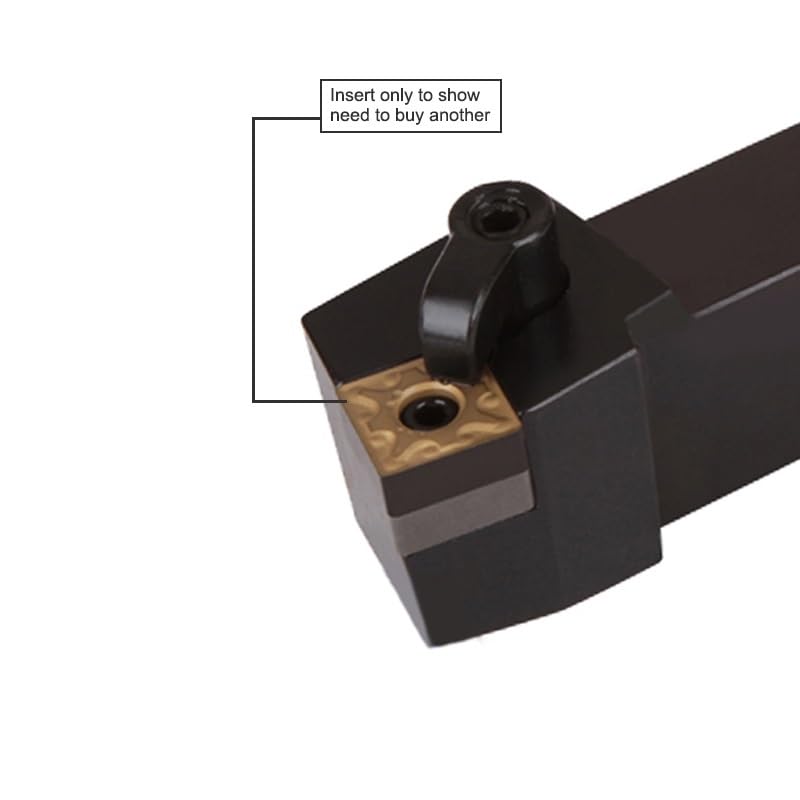 1pc MSRNR-2020K12 Turning Tools Holder Lathe Machining Cutter External Turning Tools Holder Metal Cutters SNMG Insert(MSRNR-2020K12)