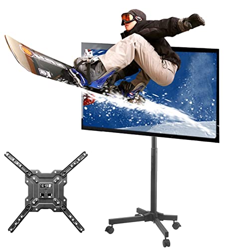 Soporte móvil para TV de 17 a 50 pulgadas, ajustable y con ruedas miniatura 1