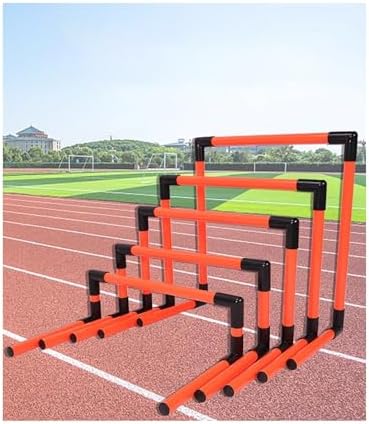Portable Adjustable Football Hurdles Set - Detachable Agility Training Equipment for Track and Field Athletes, Ideal for Speed and Coordination Practice