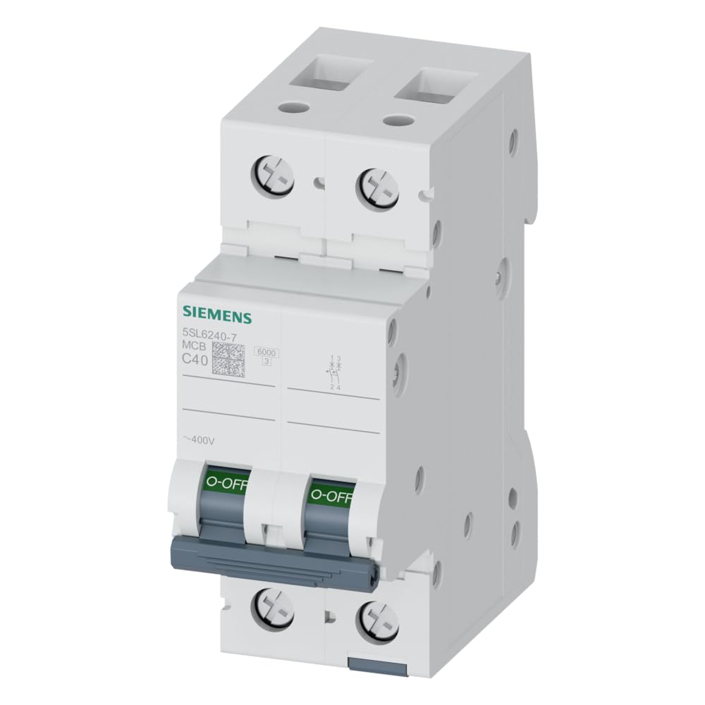 5SL62407 Interruptor automático magnetotérmico 2P 40A Curva C 6kA 400V