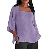 Caractéristiques: Chemises à manches longues de base avec design classique de cou crew, style loose fit. Longueur de tunique avec ourlet courbé qui est assez long pour couvrir l'arrière, ce qui la rend parfaite pour porter avec des leggings.