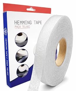 modern teknik tekstil Iron on Hemming Tape Double Side Fusible Web 0.75 in x 110 yd - No Sew Hem Tape for Pants, Drapes, Bridal Fabric - Extra Strong Stitch Witchery - Breathable, Durable and Washable