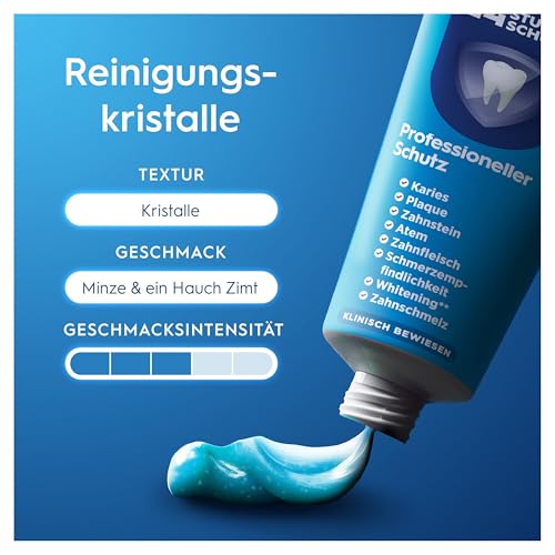 Oral-B Pro-Expert Professioneller Schutz Zahncreme/Zahnpasta mit Reinigungskristallen, 24h Schutz, Anti-bakterielle Technologie mit Stannous Fluorid, Minze & ein Hauch Zimt, 3x75ml – Bild 7