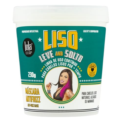Liso Leve e Solto Máscara 230g , Lola Cosmetics